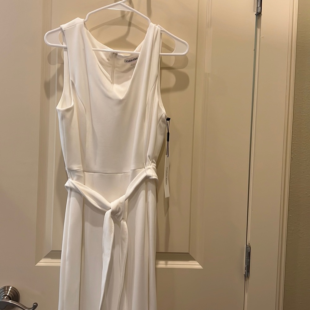Brand new winter white Calvin Klein jumpsuit/romper